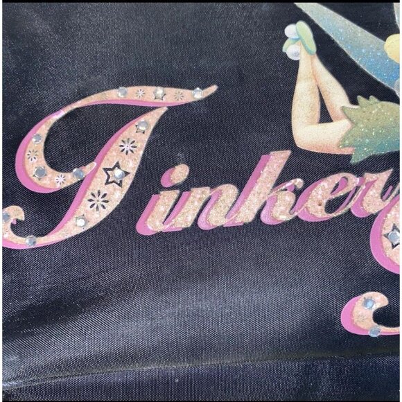 Disney Tinker Bell Black Bag Disney zipper tab - Picture 4 of 4